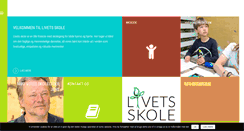 Desktop Screenshot of livetsskole.dk